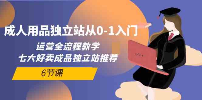 （10082期）成人用品独立站从0-1入门，运营全流程教学，七大好卖成品独立站推荐-6节课-吾藏分享