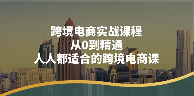 （11183期）跨境电商实战课程：从0到精通，人人都适合的跨境电商课（14节课）-吾藏分享