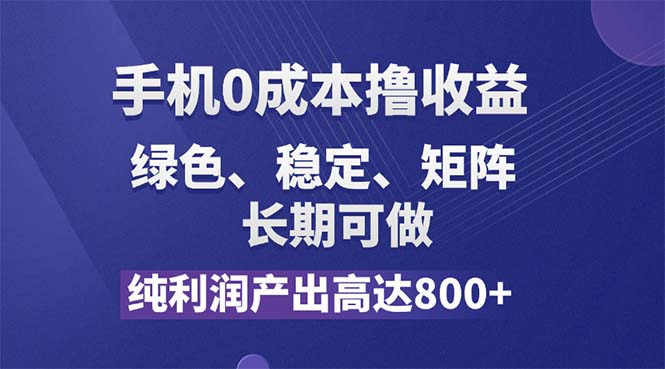 （11976期）纯利润高达800+，手机0成本撸羊毛，项目纯绿色，可稳定长期操作！-吾藏分享