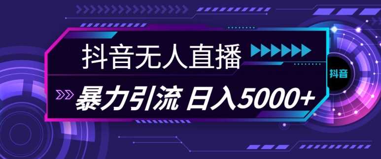 抖音快手视频号全平台通用无人直播引流法，利用图片模板和语音话术，暴力日引流100+创业粉【揭秘】-吾藏分享