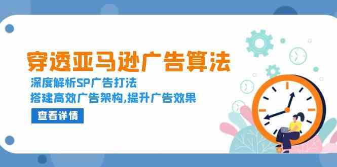 穿透亚马逊广告算法，深度解析SP广告打法，搭建高效广告架构,提升广告效果-吾藏分享