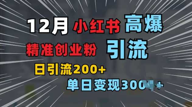 小红书一张图片“引爆”创业粉，单日+200+精准创业粉 可筛选付费意识创业粉【揭秘】-吾藏分享