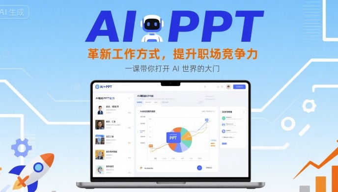AI+PPT：革新工作方式，提升职场竞争力，一课带你打开 AI 世界的大门-吾藏分享