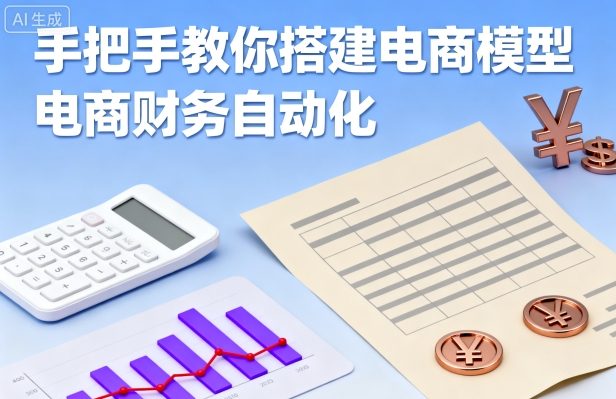 手把手教你搭建电商模型-电商财务自动化-吾藏分享