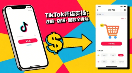 TikTok从开店到投流的进阶课，从基础实操到高阶技巧一网打尽-吾藏分享