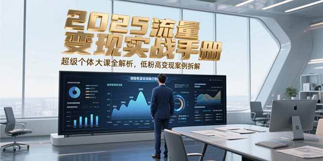 2025流量变现实战手册，超级个体大课全解析，低粉高变现案例拆解-吾藏分享