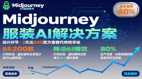 AI在服装领域的运用，使用midjourney做服装辅助企业降低成本-吾藏分享