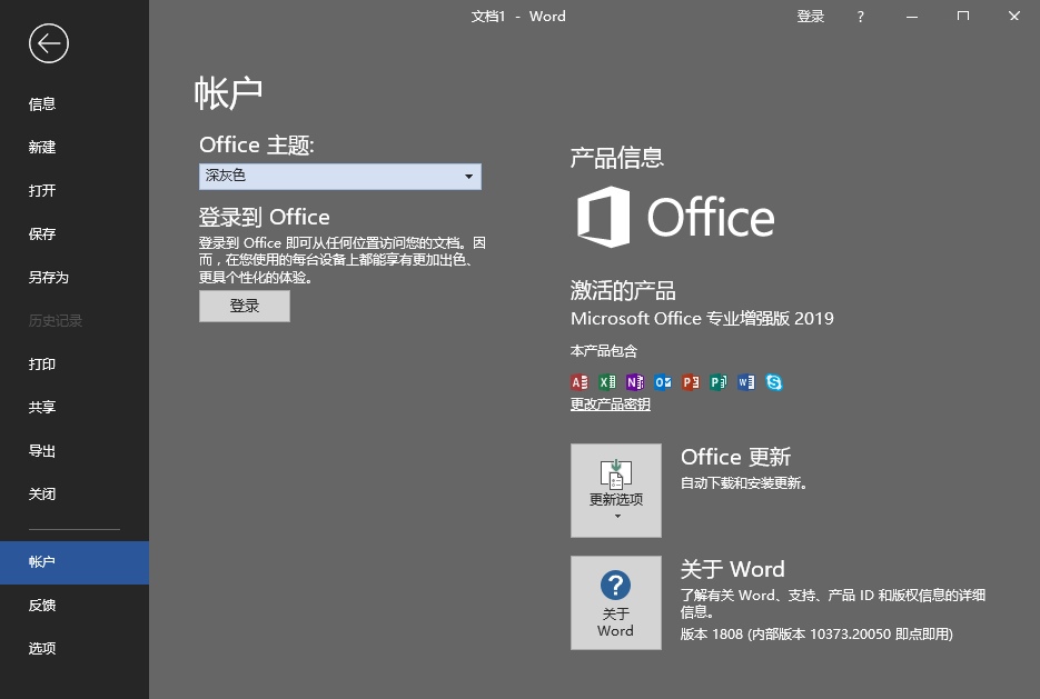 微软Office 2019 25年6月授权版-吾藏分享