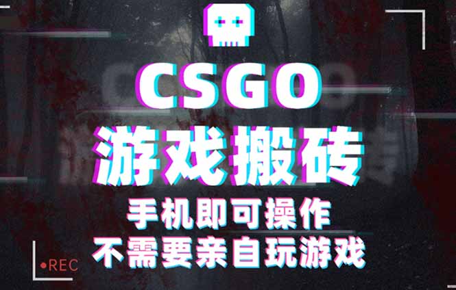CSGO游戏挂机捡漏，单日扫货500+，年底小高峰上车可吃肉，手机即可操作…-吾藏分享