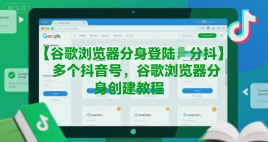 谷歌浏览器分身登陆多个抖音号，谷歌浏览器分身创建教程-吾藏分享