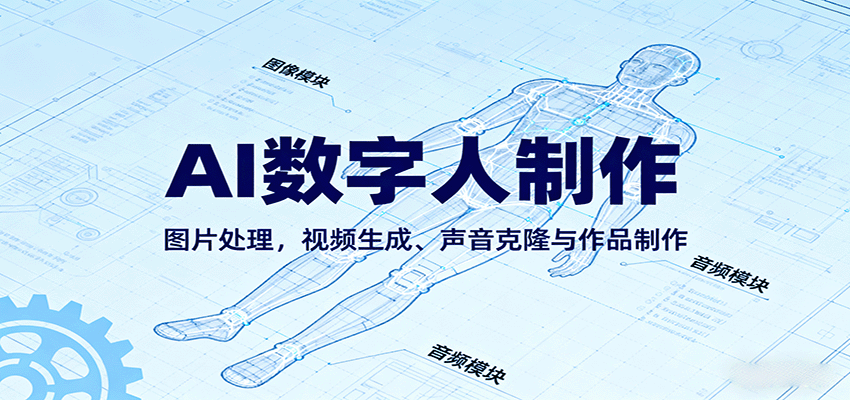 AI永生数字人制作教程：图片处理，视频生成、声音克隆与作品制作-吾藏分享