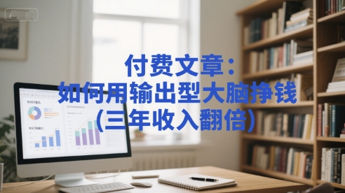 付费文章：如何用输出型大脑挣钱(三年收入翻倍)-渝渝网创