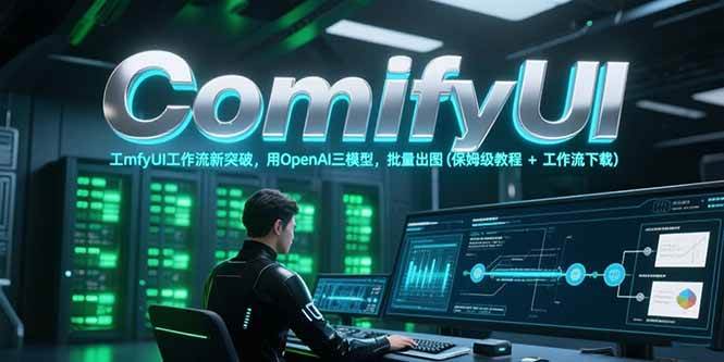 ComfyUI工作流新突破，用OpenAI三模型，批量出图(保姆级教程+工作流下载)-吾藏分享