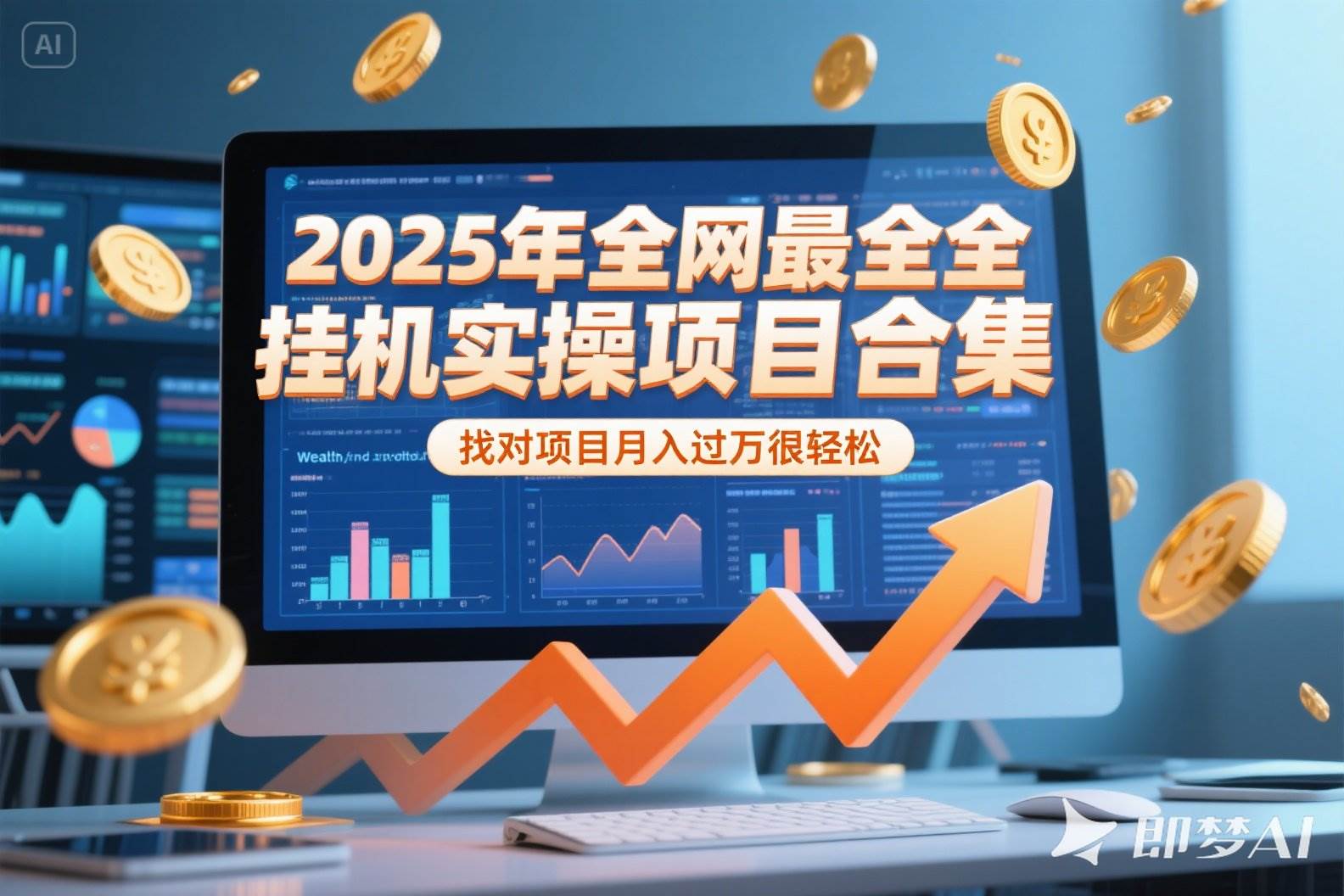 （15303期）2025年挂机实操项目实操演练，挂机类型，AI直播类型，轻资产创业类型…-吾藏分享