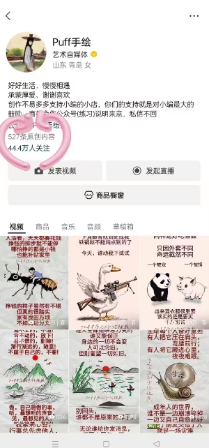 Puff手绘视频号分成项目，三天过分成计划，简单易上手，适合新手-吾藏分享