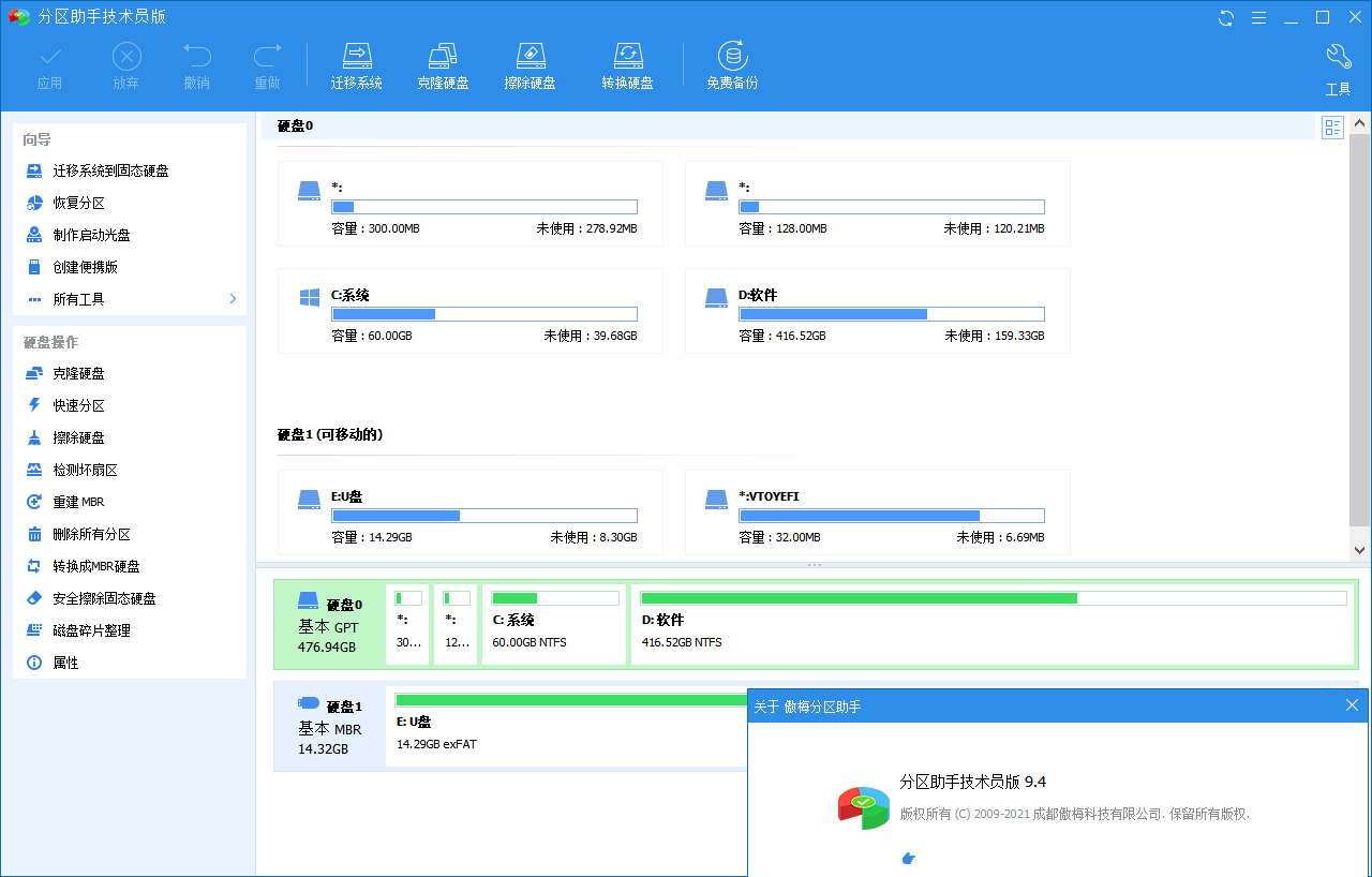 分区助手技术员v10.8.2特别版-吾藏分享