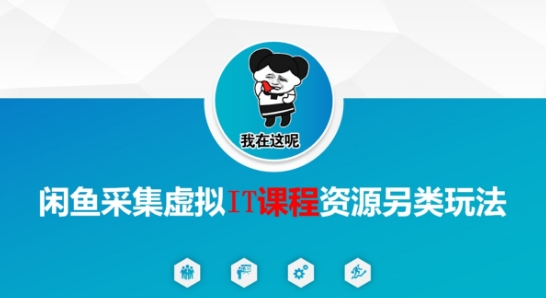 闲鱼采集虚拟IT课程资源另类玩法，干货满满-渝渝网创