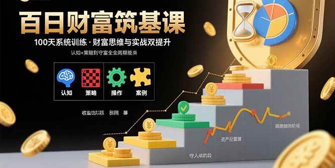 （15874期）百日财富筑基课：认知+策略+实操+案例拆解 实现从创富到守富全周期能力-吾藏分享