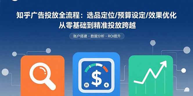 图片[1]_（15774期）知乎广告投放全流程：选品定位/预算设定/效果优化 从零基础到精准投放跨越_菜菜笔记