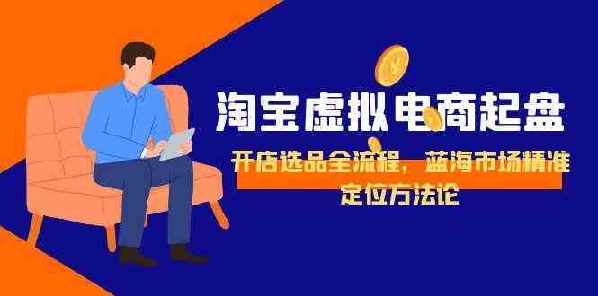 淘宝虚拟电商起盘，开店选品全流程，蓝海市场精准定位方法论-渝渝网创