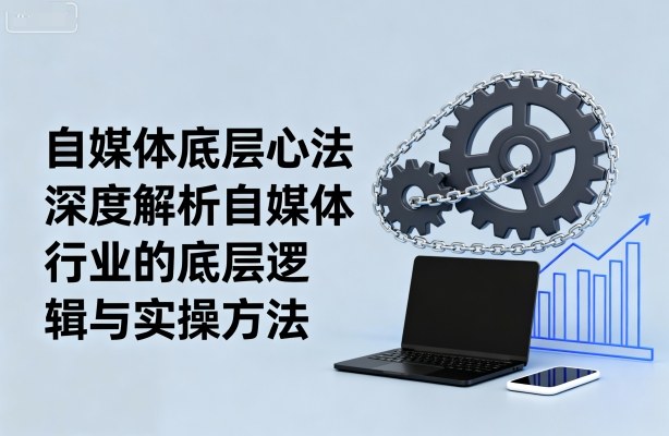 自媒体底层心法，深度解析自媒体行业的底层逻辑与实操方法-吾藏分享