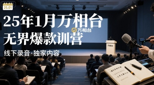 25年1月万相台无界爆款特训营线下录音-吾藏分享