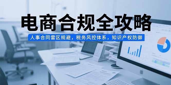 （15377期）电商合规全攻略，人事合同雷区规避，税务风控体系，知识产权防御-吾藏分享