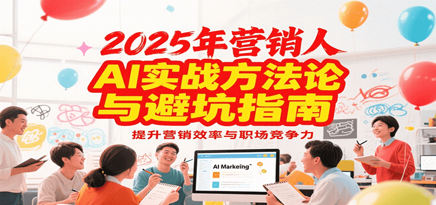2025年营销实战方法论与避坑指南，利用AI提升营销效率与职场竞争力-吾藏分享