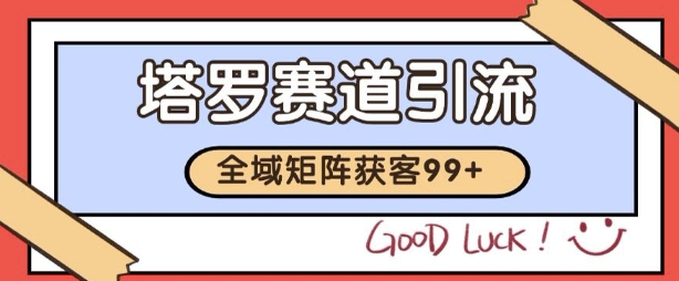 小红书某音塔罗赛道引流获客 自热矩阵日引200+【揭秘】-渝渝网创