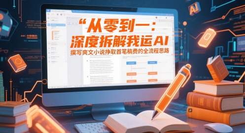 从零到一：深度拆解我运用AI撰写爽文小说挣取首笔稿费的全流程思路-吾藏分享