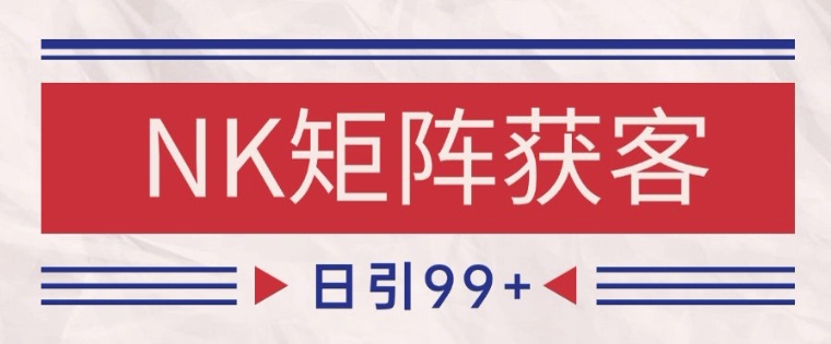 小红书某音NK赛道引流获客 自热矩阵日引200+【揭秘】-渝渝网创
