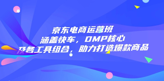京东电商运营班：涵盖快车，DMP核心及各工具组合，助力打造爆款商品2-吾藏分享
