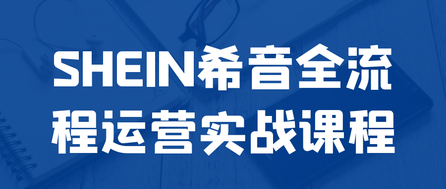 SHEIN希音全流程运营实战课程-吾藏分享