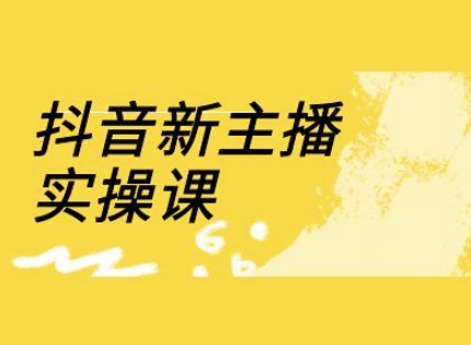 抖音新主播实操课，直播间流量运营线上实操课(18节)-吾藏分享