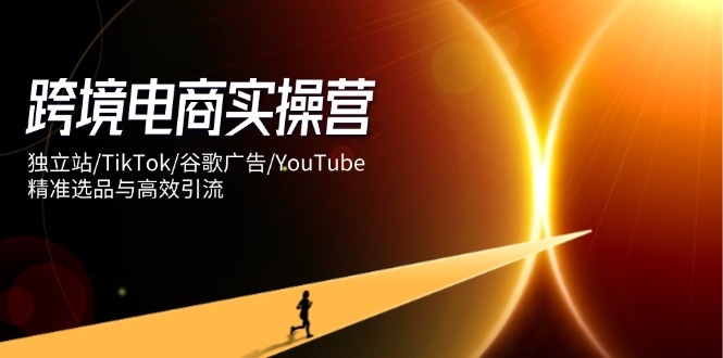 跨境电商实操营：独立站/TikTok/谷歌广告/YouTube，精准选品与高效引流-吾藏分享