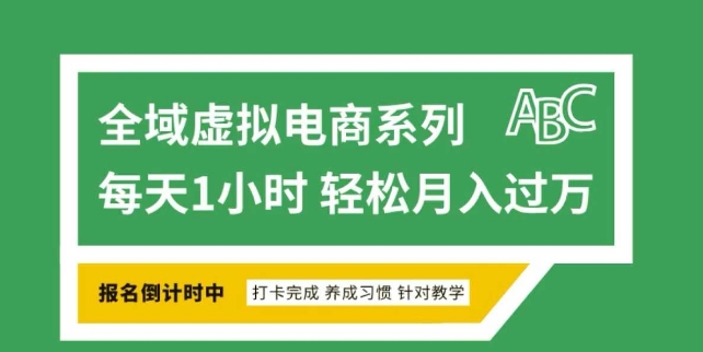 全域虚拟电商变现系列，通过平台出售虚拟电商产品从而获利-吾藏分享