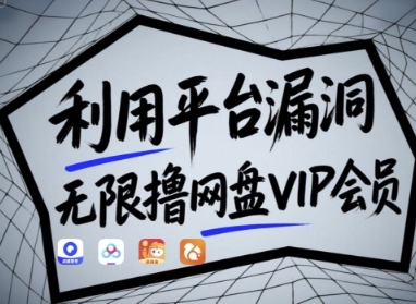 利用平台漏洞，无限撸网盘VIP会员，用户亲测有效!【漏洞原理+操作演示】-吾藏分享