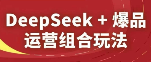 DeepSeek+爆品运营组合玩法，2025淘系精品课-吾藏分享