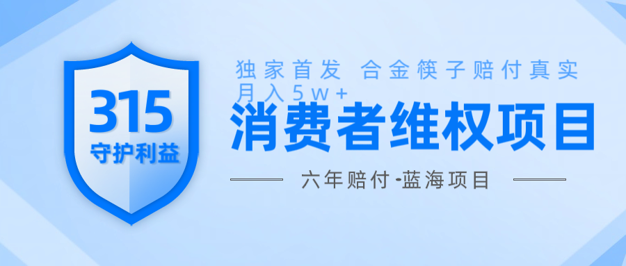 维Q赔付合金筷子玩法小白也能月入5w+风口项目实操-吾藏分享