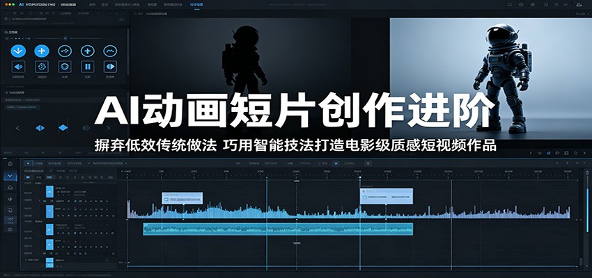 AI动画短片创作进阶：摒弃低效传统做法，巧用智能技法打造电影级质感短视频作品-吾藏分享