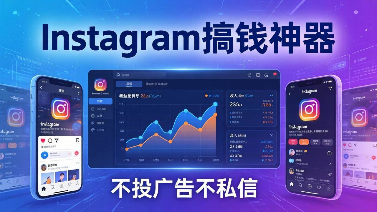 （17731期）Instagram搞钱神器：月涨6万粉+月入5万刀，不投广告不私信，靠算法+低价产品-赚客网赚