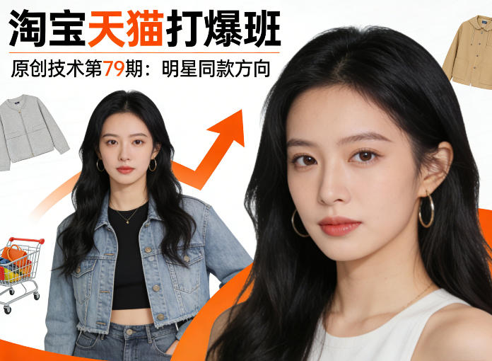 《淘宝天猫打爆班》原创技术第79期：明星同款方向-吾藏分享