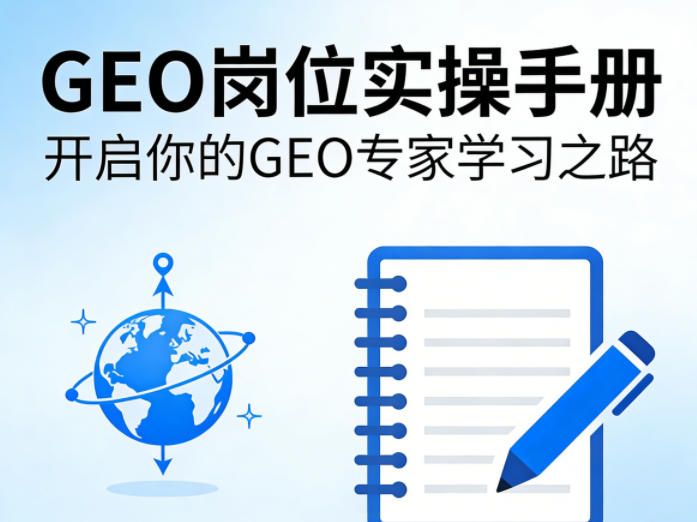 GEO岗位实操手册，开启你的GE0专家学习之路-吾藏分享