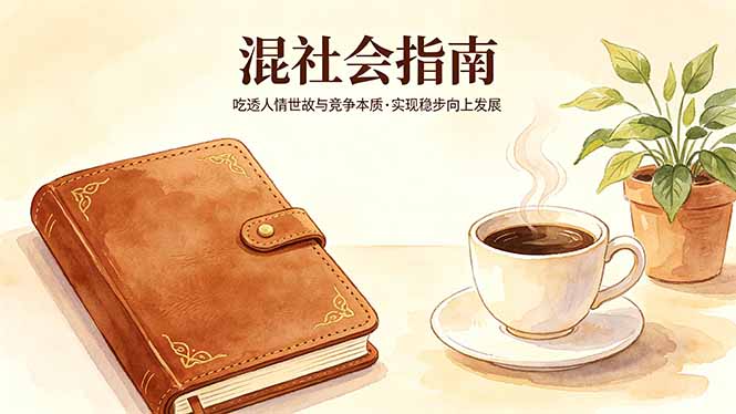 付费文章：混社会指南，吃透人情世故与竞争本质，实现稳步向上发展-赚客网赚