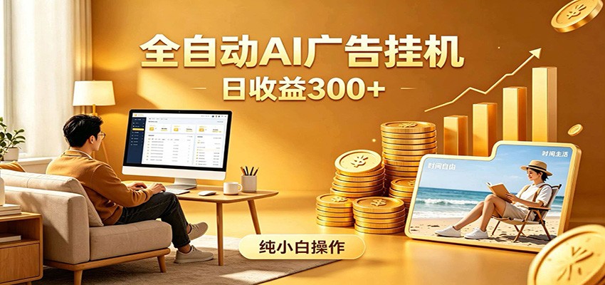 AI风口项目，全程解放双手，后台自动运行赚取收益，每天稳定收益300+-创客前沿
