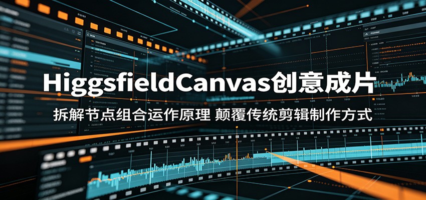 HiggsfieldCanvas创意成片：拆解节点组合运作原理，颠覆传统剪辑制作方式-创客前沿