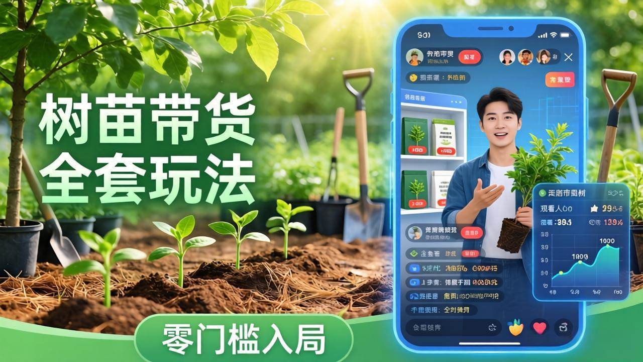 （17729期）视频号AI树苗带货全套玩法：零门槛入局，掌握豆包、千问等AI工具制作树苗视频的全套流程-赚客网赚