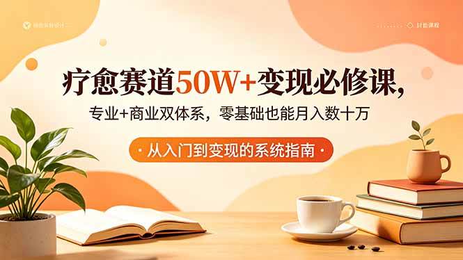 （18523期）疗愈赛道50W+变现必修课，专业+商业双体系，零基础也能月入数十万-雷总联盟