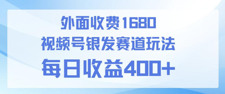 视频号银发赛道玩法，ai上手简单，新手小白可做，日收益4张+【附带教程】-赚客网赚