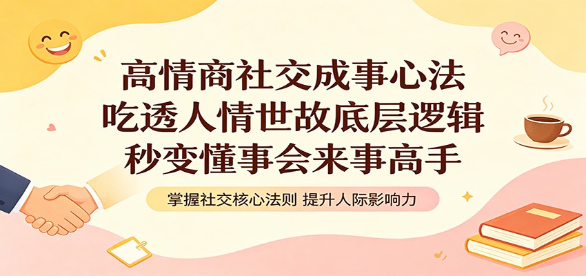 高情商社交成事心法：吃透人情世故底层逻辑，秒变懂事会来事高手-雷总联盟